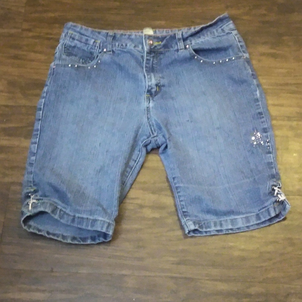 Arizona Jean Co. Bermuda shorts with sparkles